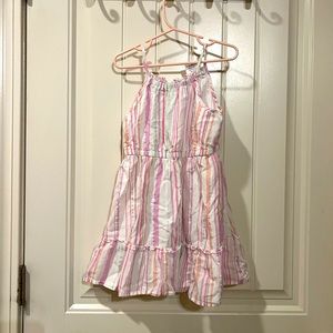 Girls Striped Tank Dress